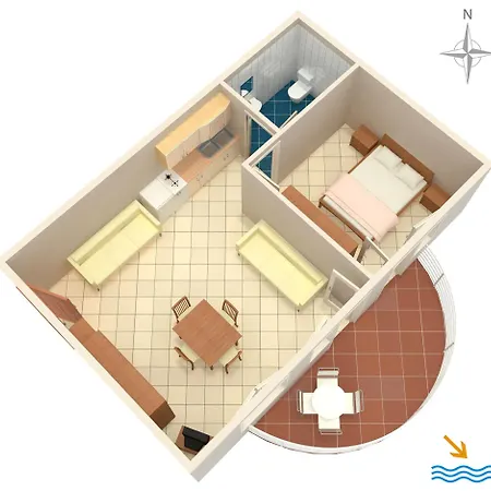 With Parking Space Rastici, Ciovo - 6863 *