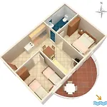 Apartmán With Parking Space Rastici, Ciovo - 6863 Trogir