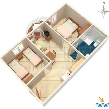 With Parking Space Rastici, Ciovo - 6863 تروغير